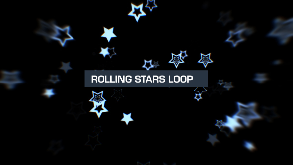 Rolling Stars Silver Loop 6