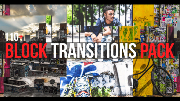 Block Transitions Pack | 110 +