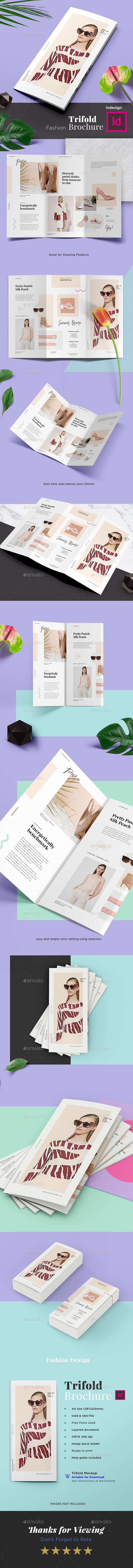 Trifold Product - Fashion Brochure - Brochures Print Templates