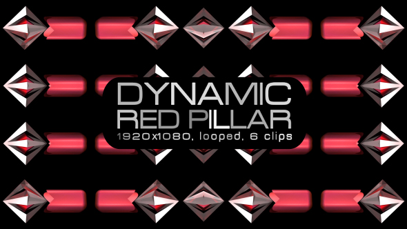 Dynamic Red Pillar VJ Pack alt
