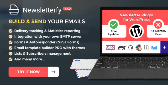 Newsletterfy - Newsletter Email Marketing Sales Conversion Plugin for WordPress - CodeCanyon Item for Sale