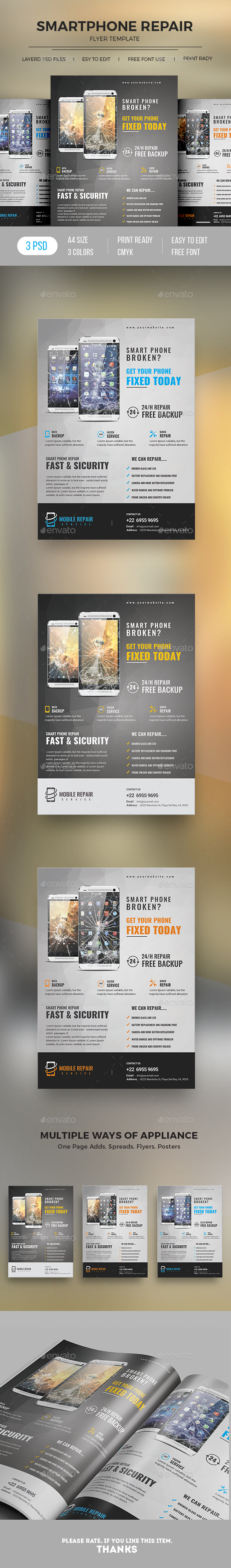 Smartphone Repair Service - Commerce Flyers