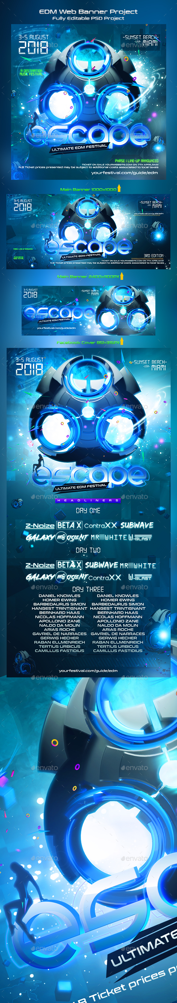EDM Web Banner Project - Miscellaneous Social Media