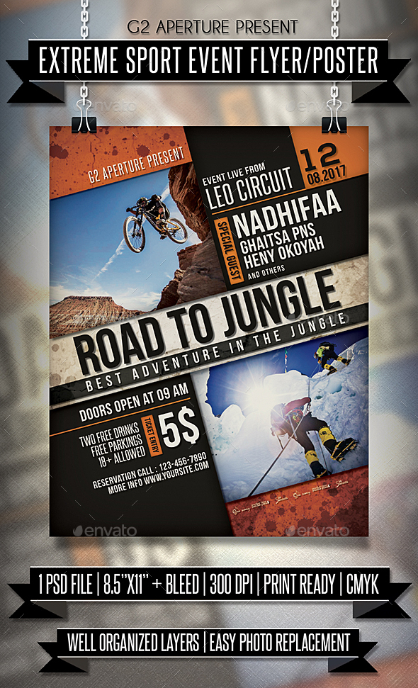 Extreme Sport Event Flyer Poster By Martini50s Graphicriver