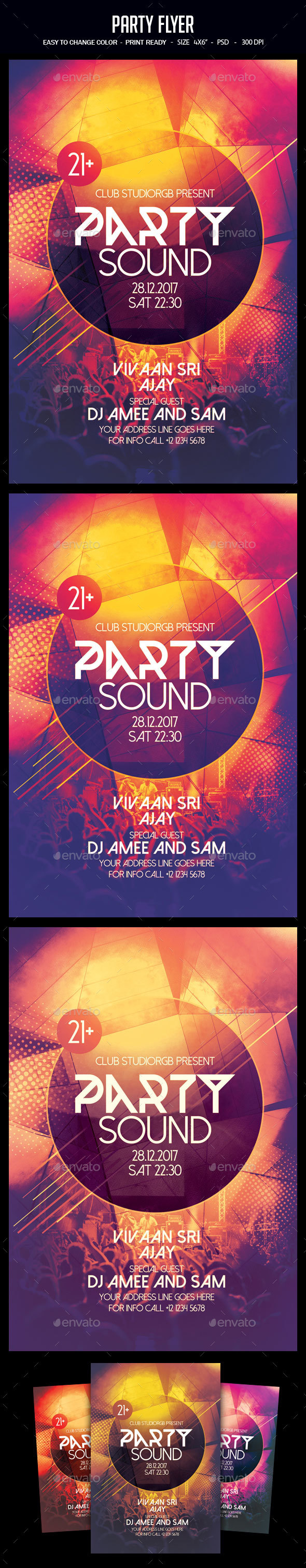 Party Flyer - Clubs & Parties Events