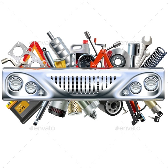 Front Car Part with Car Spares - Industries Business