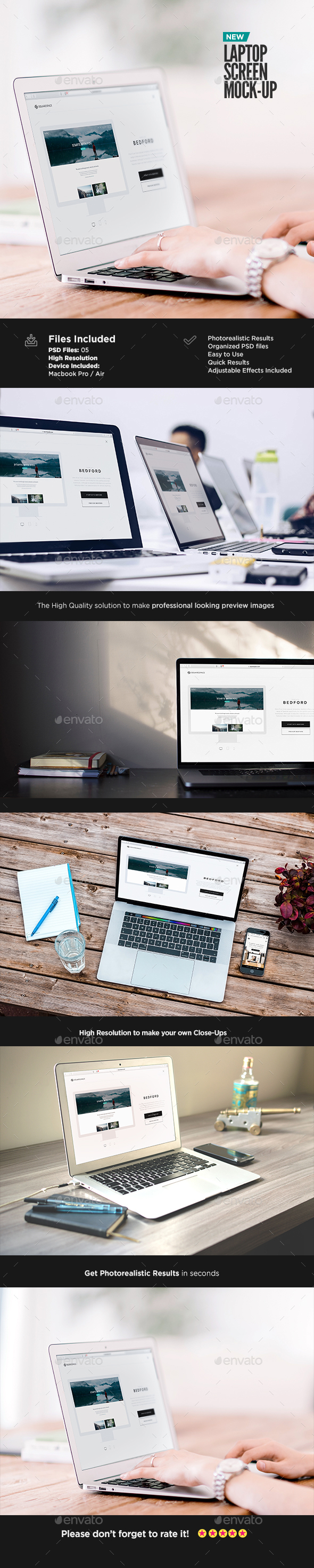 Laptop Screen Mock-up - Laptop Displays