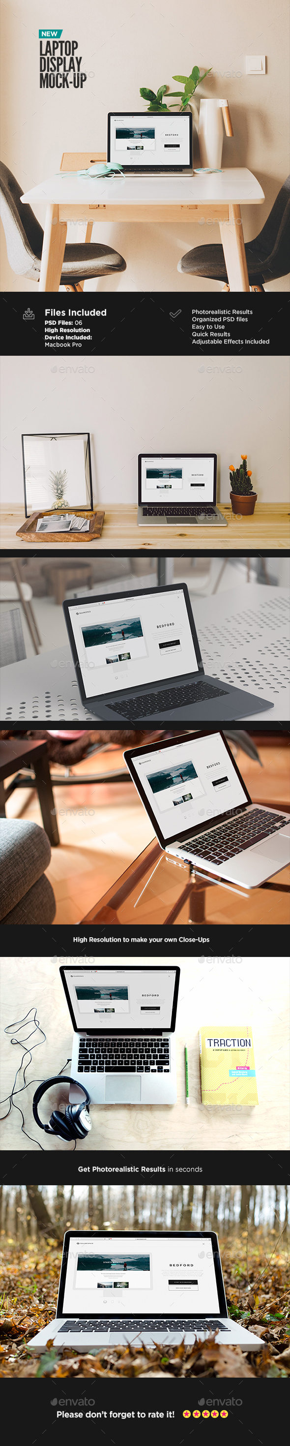 Laptop Display Mock-Up - Laptop Displays