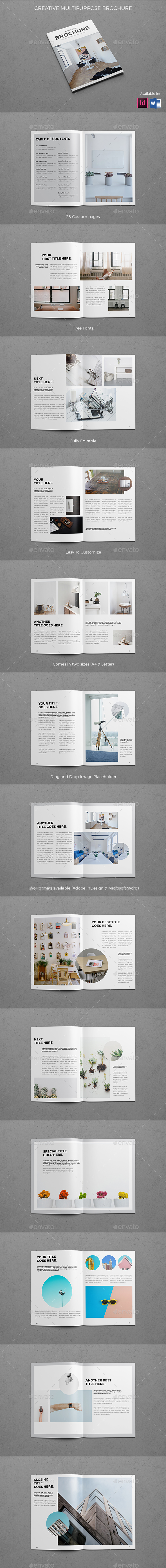 Creative Multipurpose Brochure - Brochures Print Templates