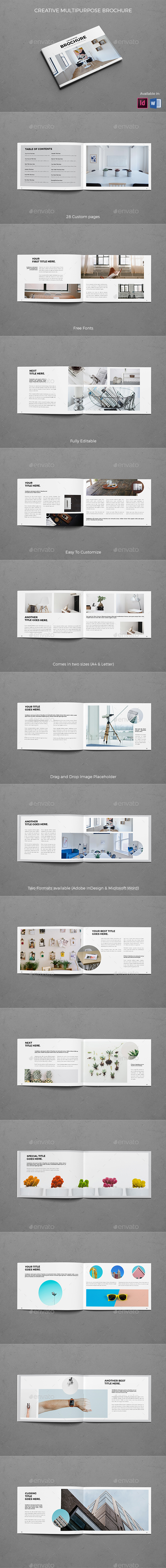 Landscape Creative Multipurpose Brochure - Brochures Print Templates