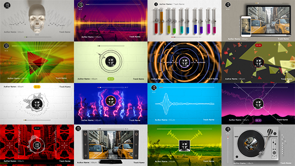 50 Audio Spectrum Music Visualizers