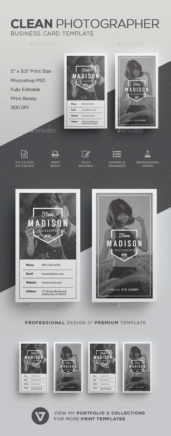 Photography Business Card - Industry Specific Business Cards