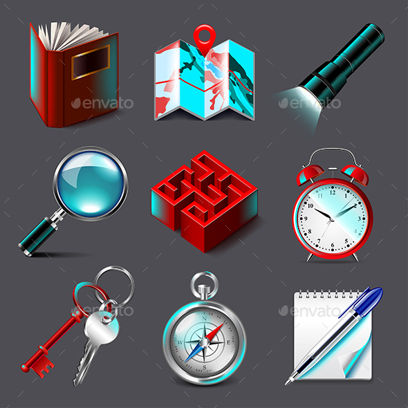 Quest Icons Vector Set - Miscellaneous Vectors