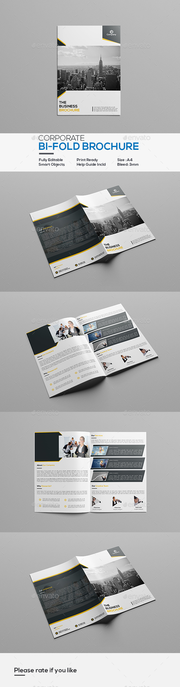 Corporate Bifold Brochure - Corporate Brochures