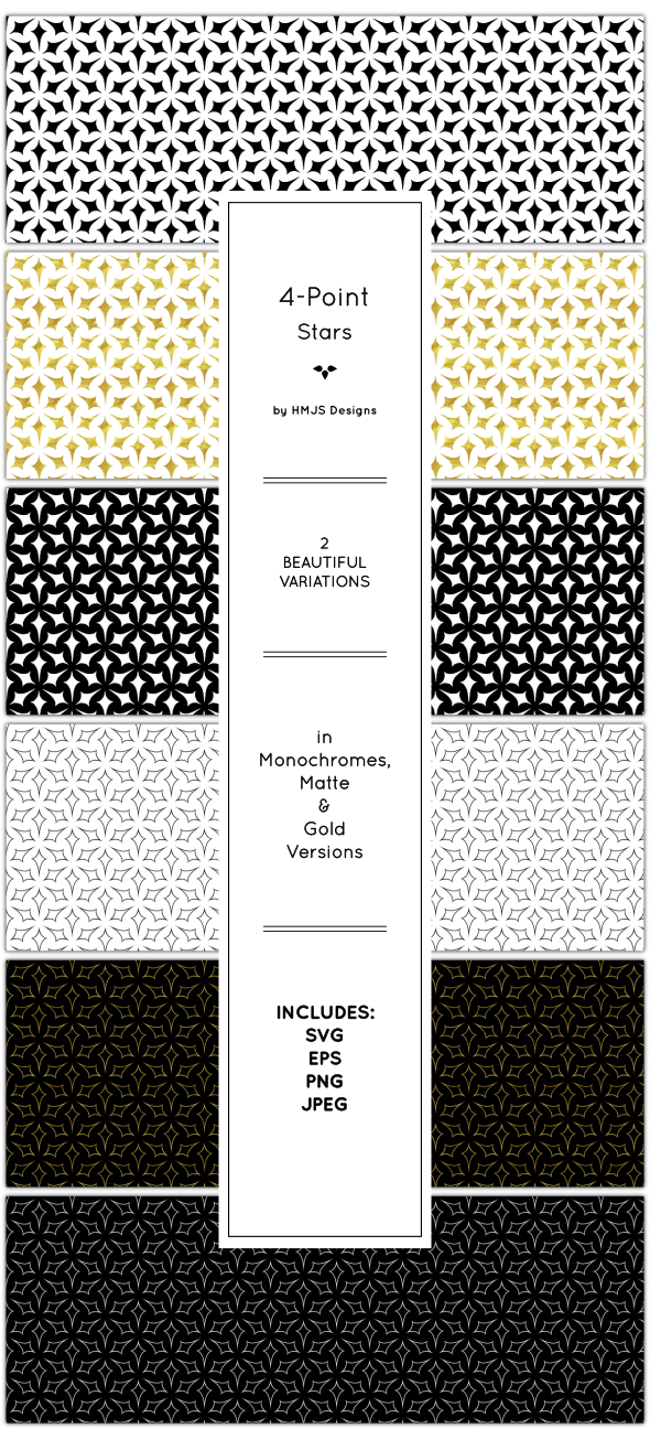 Galaxy Pattern Set - Textures / Fills / Patterns Illustrator