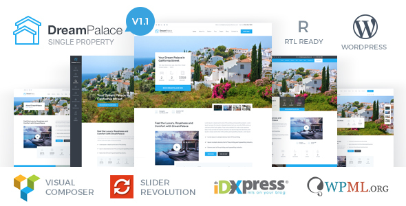 DreamPalace - Single Property Real Estate Theme - Real Estate WordPress
