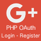 Google Plus OAuth Login & Register with PHP - CodeCanyon Item for Sale