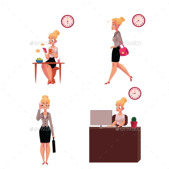 Young Businesswoman - People Characters