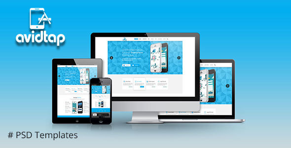 Avidtap Mobile Apps - ThemeForest 19405113