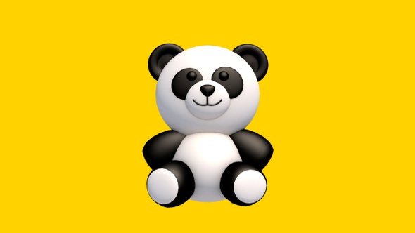 Panda 3D 360 degree spin – Looped