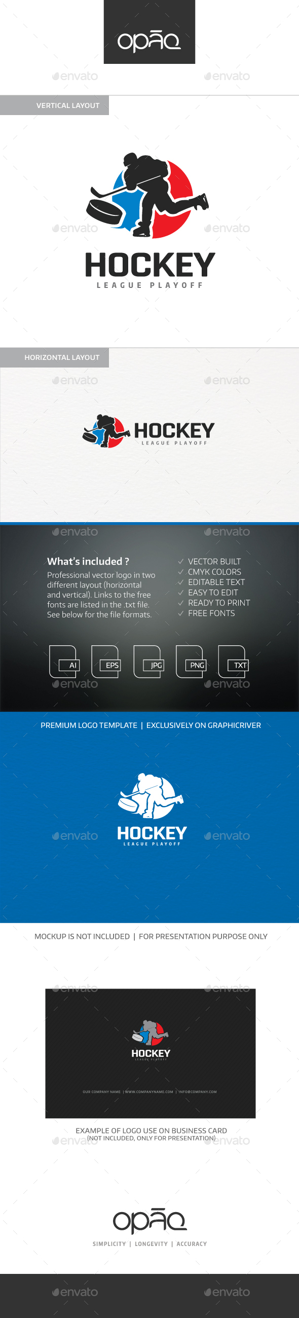 Hockey Player Shot Logo - Humans Logo Templates