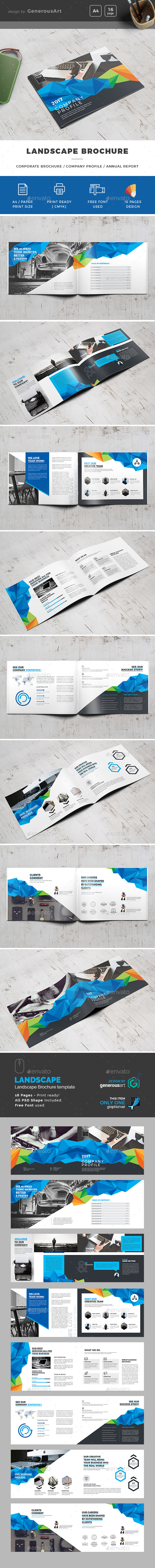 Landscape Brochure - Brochures Print Templates