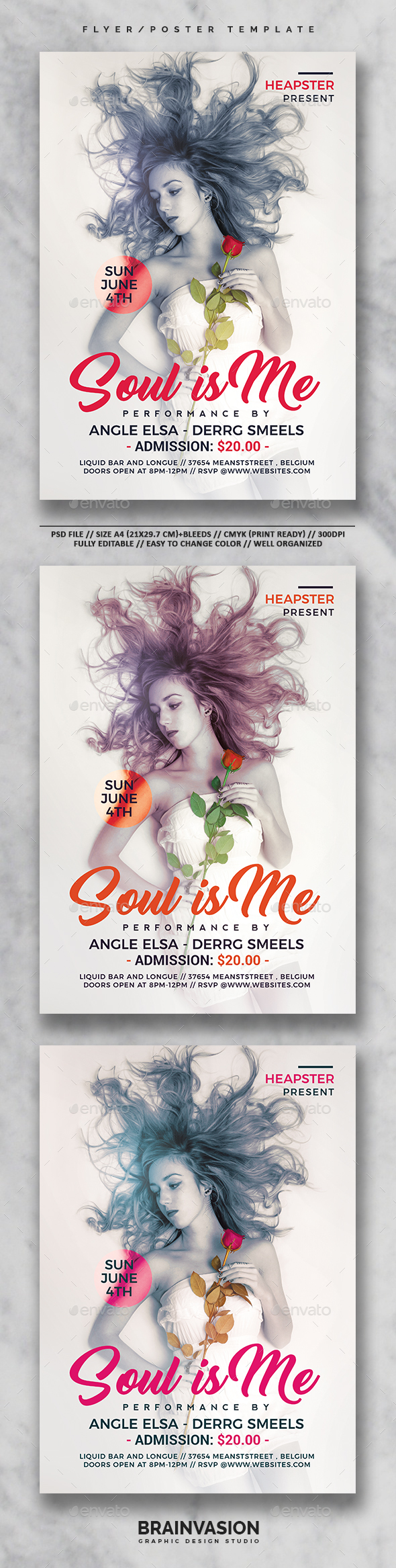 Club Flyer/Poster Template Vol.03 - Clubs & Parties Events