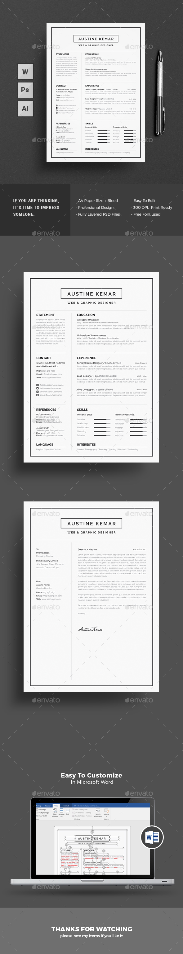 Resume by Diverter | GraphicRiver