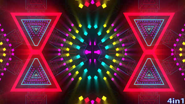 VJ Neon Colorful Lights