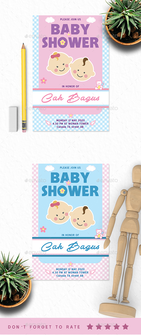 Baby Shower Invitation - Invitations Cards & Invites
