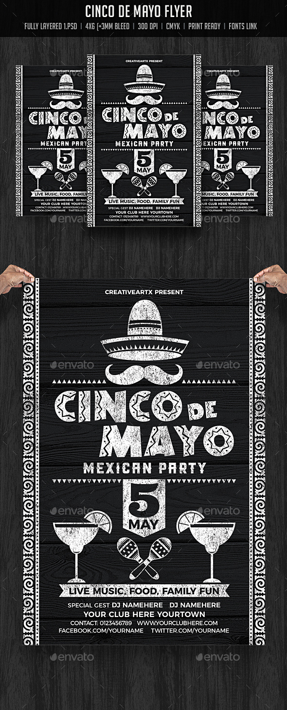 Cinco De Mayo Flyer - Events Flyers