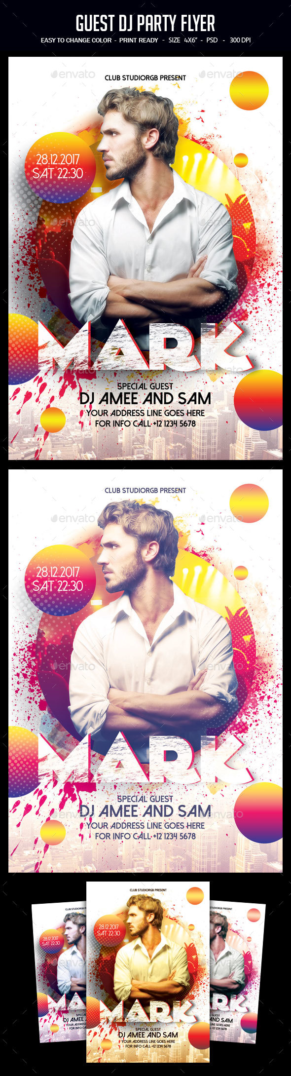 Guest Dj Party Flyer - Clubs & Parties Events