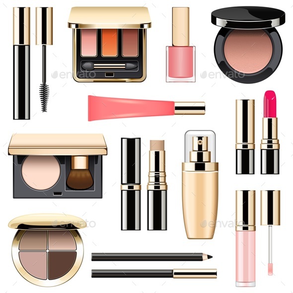 Vector Makeup Icons Set 3 - Commercial / Shopping Conceptual
