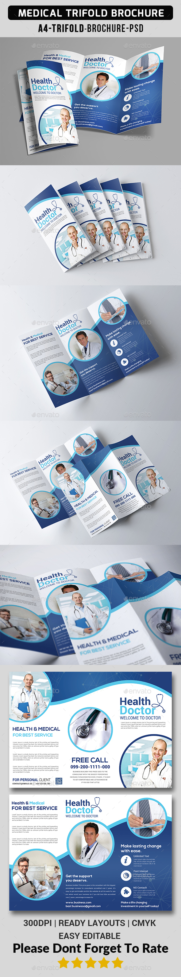 Medical Trifold Brochure - Informational Brochures