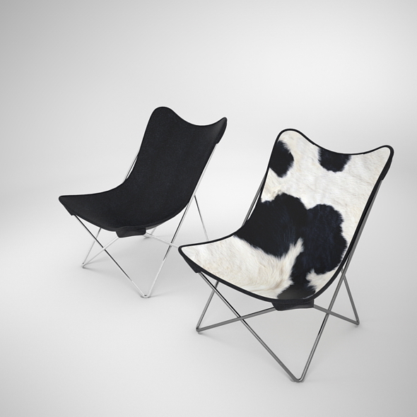 BKF Butterfly Chair - 3Docean 1925487