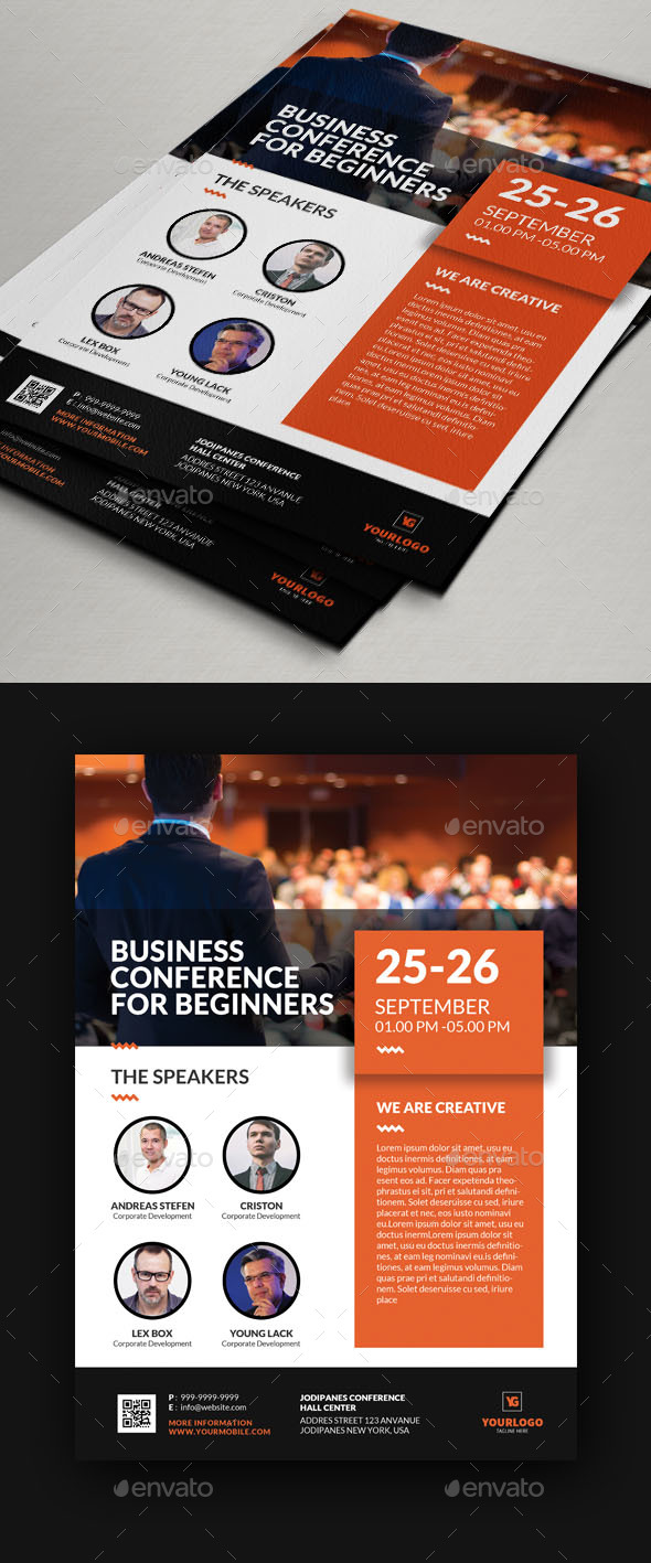 Conference Flyer V11 - Events Flyers