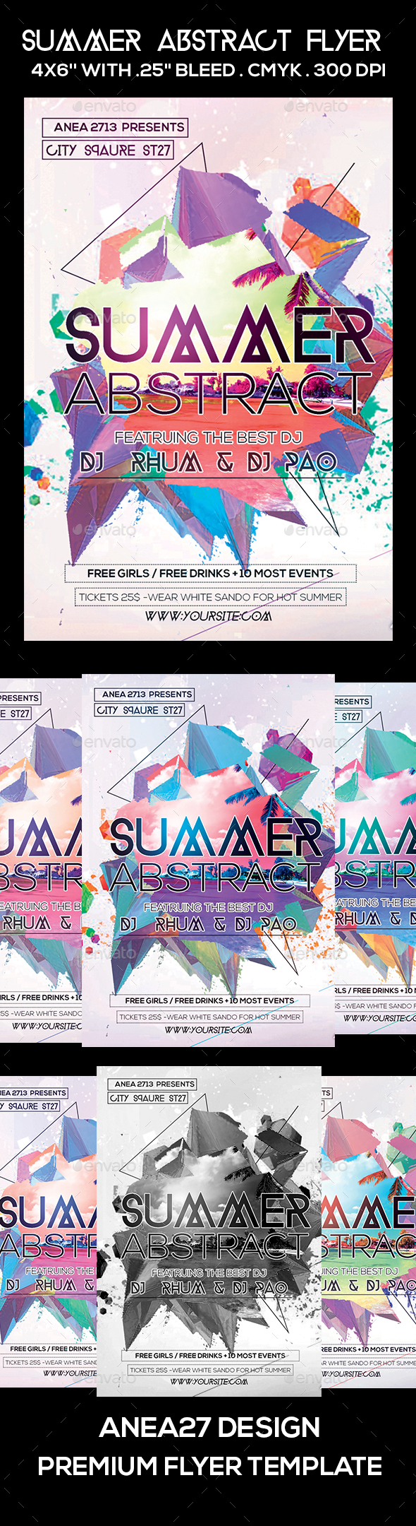 Summer Abstract Flyer