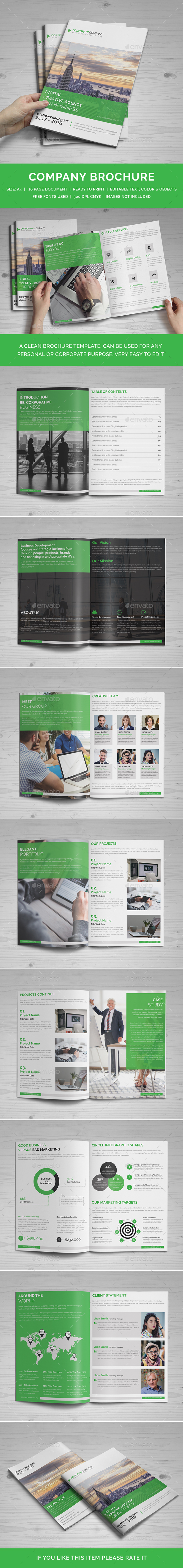 Company Brochure - Brochures Print Templates