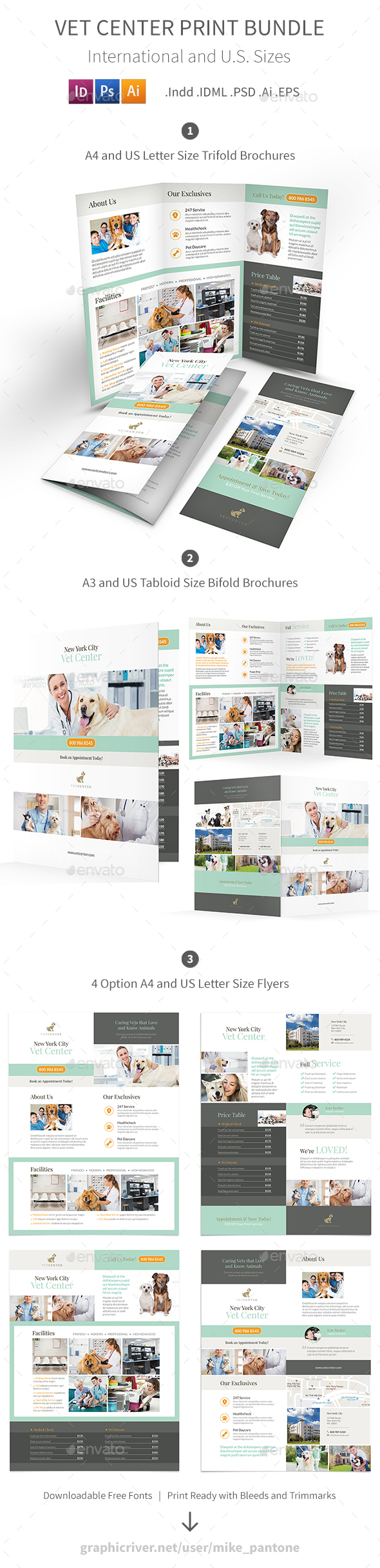 Vet Center Print Bundle - Informational Brochures