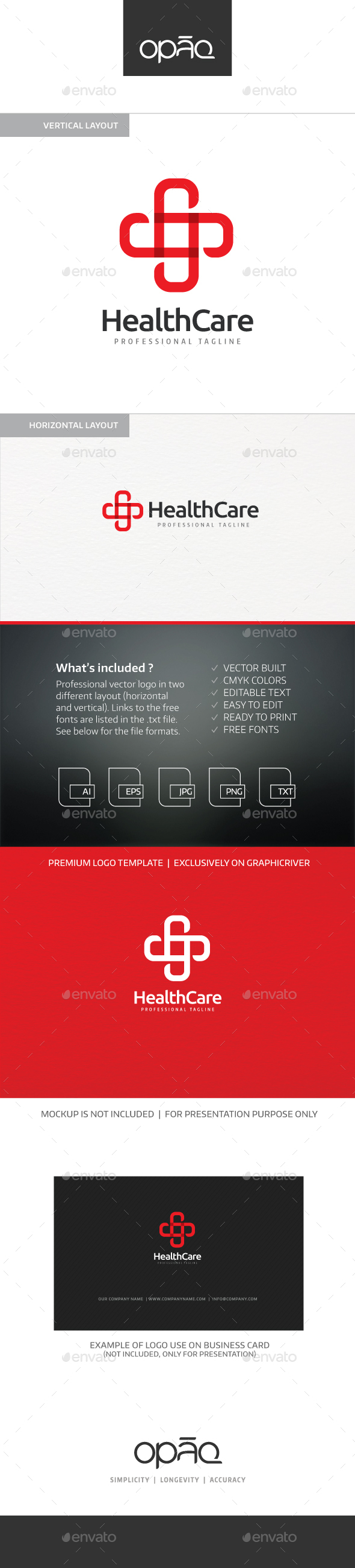 Health Care Cross Logo - Symbols Logo Templates