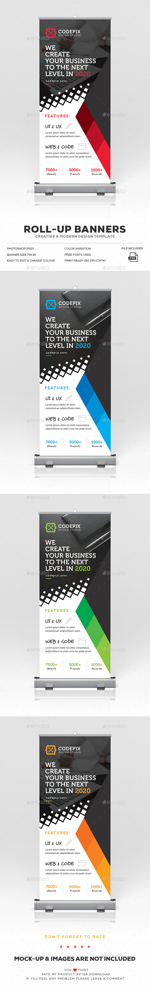 Roll-Up Banner - Signage Print Templates