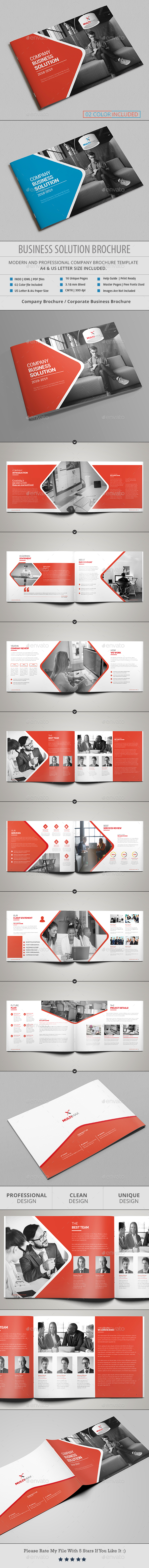 Landscape Brochure Template - Corporate Brochures