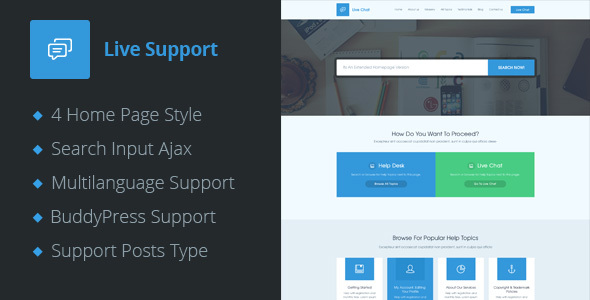 Live Support - ThemeForest 11170595