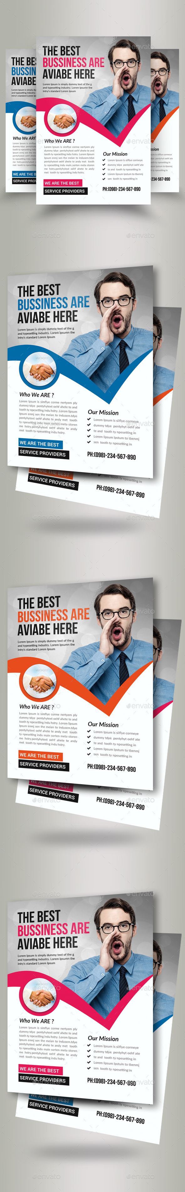 Business Motivation Flyer Template - Corporate Flyers