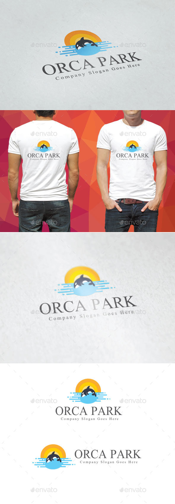 Orca Park Logo - Animals Logo Templates