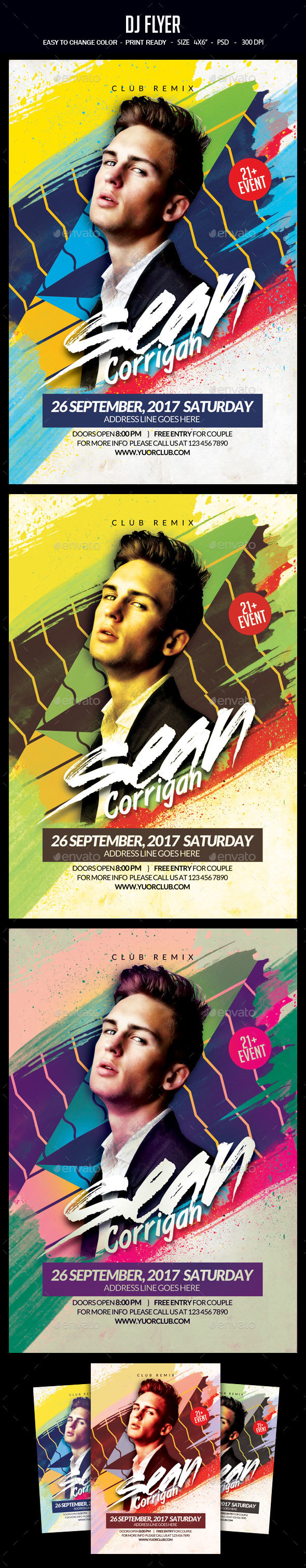 Dj Flyer - Clubs & Parties Events