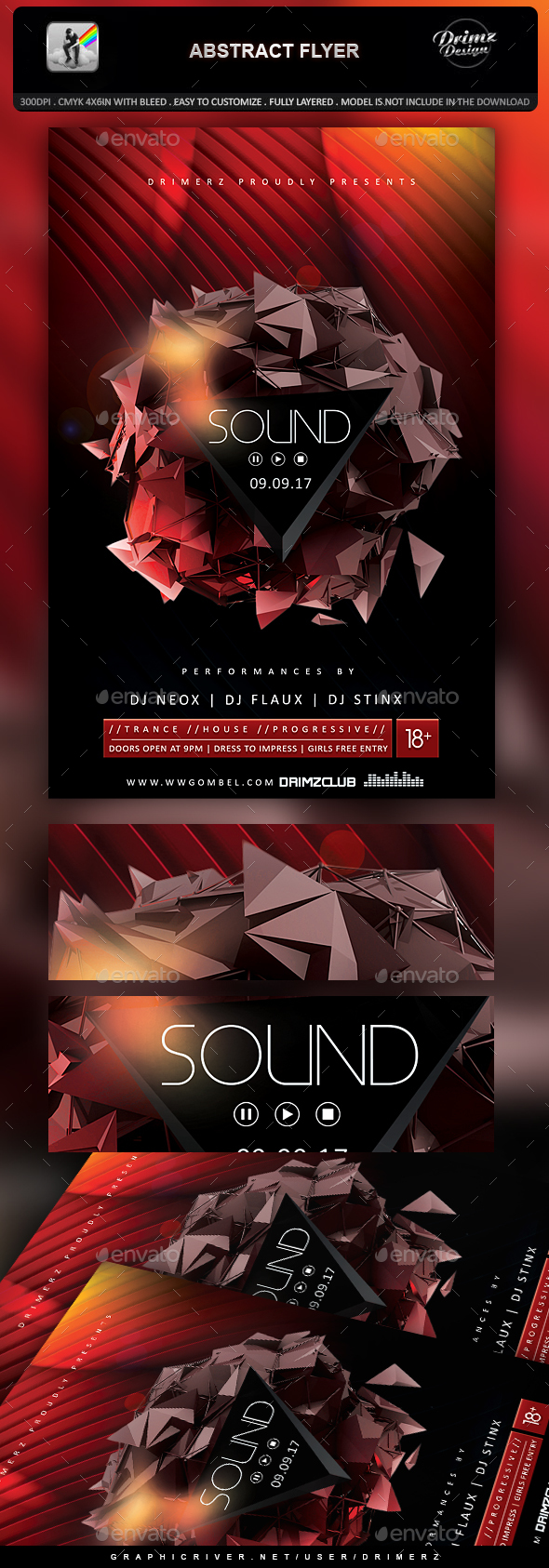Abstract Flyer - Events Flyers