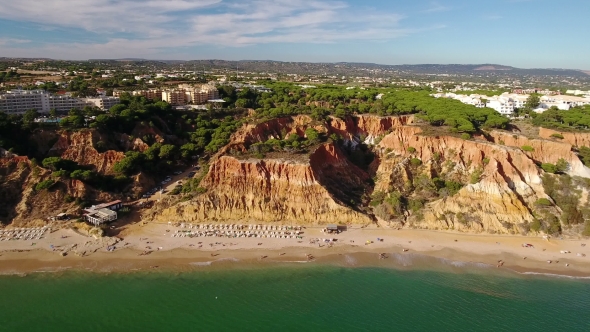 Flight Along Coast and Beaches Olhos De Agua alt