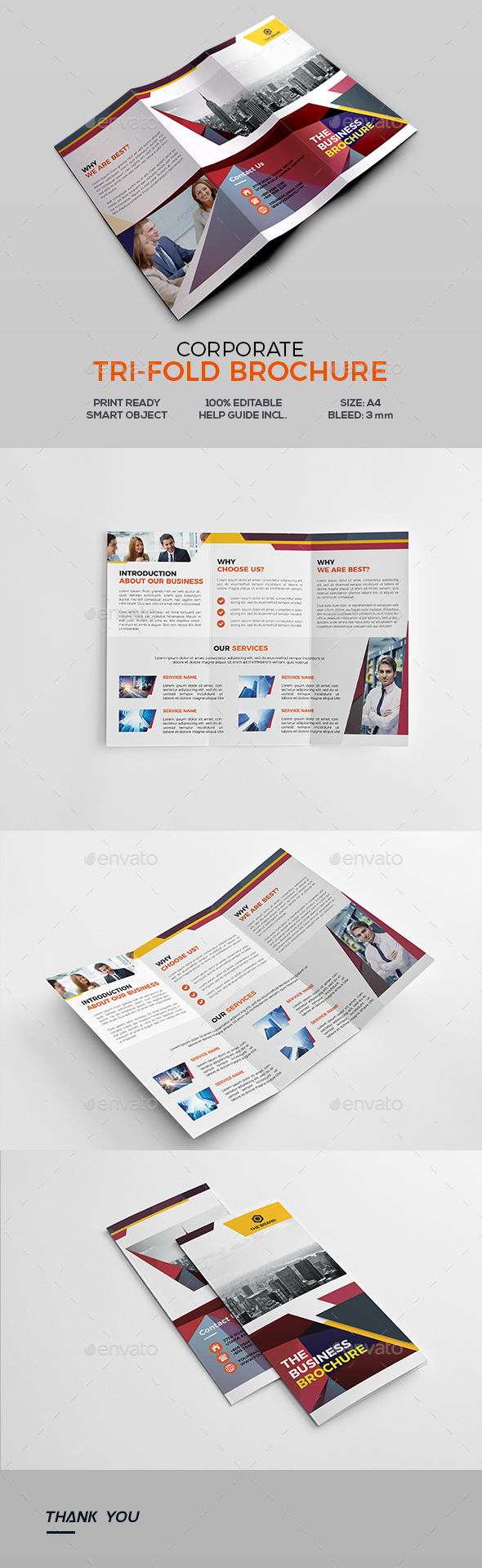Corporate Trifold Brochure - Corporate Brochures