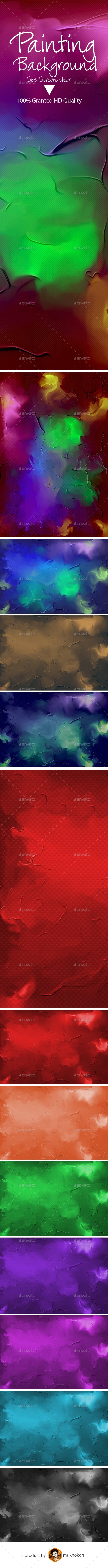 Painting Background - Abstract Backgrounds
